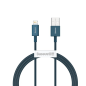 Preview: Baseus Superior Schnellladekabel USB - Lightning für iPhone, iPad 2,4A blau (2m)