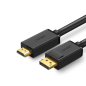 Preview: Ugreen Kabel DisplayPort 1.2 4K Kabel schwarz (2m)