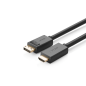 Preview: Ugreen unidirektionales DisplayPort-zu-HDMI-Kabel 4K 30Hz 32 AWG, schwarz (2m)