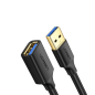 Preview: Ugreen Kabel Verlängerungsadapter USB 3.0 (weiblich) - USB 3.0 (männlich) schwarz (2m)