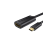 Preview: Choetech unidirektionaler Kabel USB Typ-C Thunderbolt 3 (m) auf HDMI 2.0 4K @ 60Hz (w) schwarz