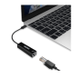 Preview: Choetech External Ethernet RJ45 (1000 Mbit/s) mit USB Typ C Anschluss schwarz