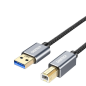 Preview: Choetech USB - USB Typ B Kabel Drucker schwarz (3m)