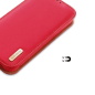 Preview: Dux Ducis Hivo Echtleder Flip Wallet mit Kartenfach für Apple iPhone 13 mini, Rot