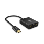 Preview: Choetech Einweg-Steckeradapter HUB USB Typ C auf VGA schwarz (HUB-V01)