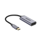 Preview: Choetech Adapter HUB USB Typ C (m) auf HDMI (w) 4K 60Hz grau (HUB-H10)