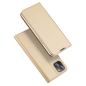 Preview: DUX DUCIS Skin Pro Flip Tasche für iPhone 14 PLUS, gold