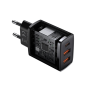 Preview: Baseus Compact Schnellladegerät USB-C + 2x USB-A 30W 3A Power Delivery Quick Charge schwarz