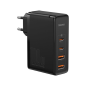 Preview: Baseus GaN2 Pro Schnellladegerät 100W USB / USB Typ-C Quick Charge 4+ Power Delivery, schwarz