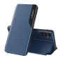 Preview: starfix Eco Leather View Wallet für Samsung Galaxy A54 5G mit Standfunktion blau