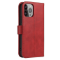 Preview: starfix Flip Book-Wallet mit Magnet und Standfunktion für Apple iPhone 15 Pro, rot