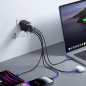 Preview: Joyroom Ladegerät GaN 67W 4 Ports (2x USB-A, 2x USB-C) + Kabel USB-C ZU USB-C 100W 1,2m, schwarz