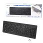 Preview: LogiLink 2.4GHz Wireless Tastatur, schwarz (ID0203)