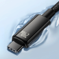 Preview: Baseus Tungsten Gold Lade-/Datenkabel USB-C zu USB-C 480 Mbit/s 240 W, schwarz 3M (CAWJ040101)