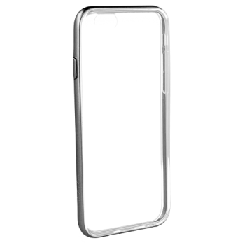 USAMS Cover Slim Serie für Apple iPhone 6 transparent schwarz