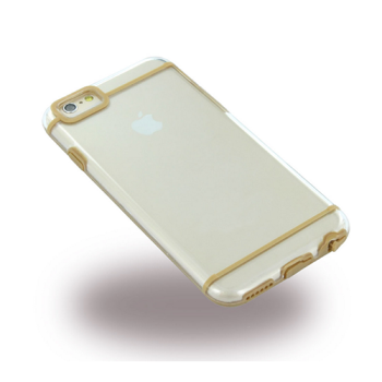 UreParts Ultra Dünn - Clear Cover - für Apple iPhone 6, 6s gold