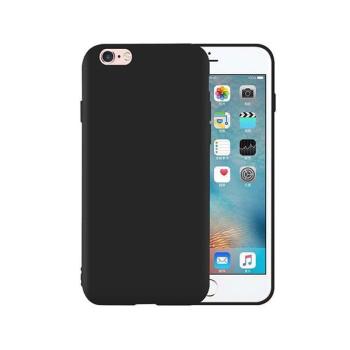 HDD Soft Matt Slim Silikon-Tasche für Apple iPhone Xr schwarz