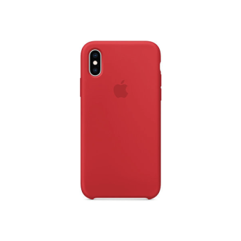 Apple Silikon Case für iPhone Xs Max rot (MRWH2ZM/A)