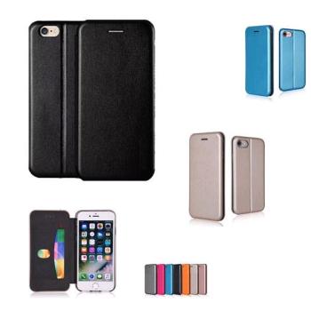 Motomo Flip Case für Apple iPhone 6s Plus/ iPhone 6 Plus mit Kartenfach schwarz