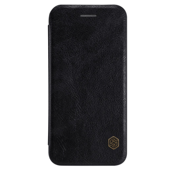 Nillkin Qin Leder Flip-Tasche mit Kartenfach für Apple iPhone Xs / X schwarz