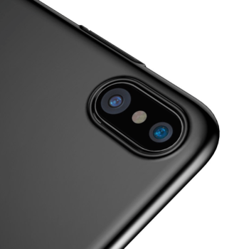 Baseus Thin - Ultradünn -  PC Schutzhülle für iPhone X schwarz