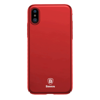 Baseus Thin - Ultradünn -  PC Schutzhülle für iPhone X rot