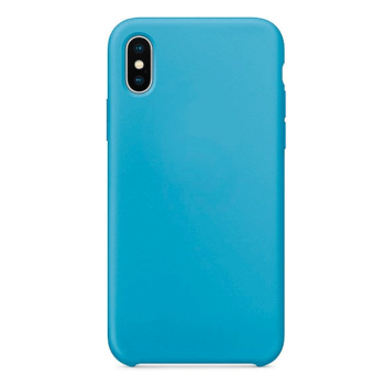 cyoo Silicon Cover für Apple iPhone XS / X blau