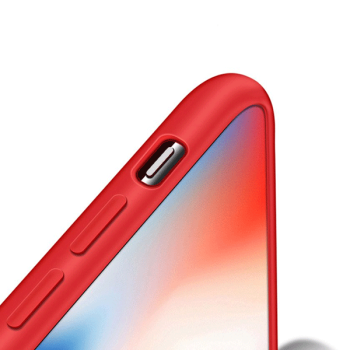 cyoo Silicon Cover für Apple iPhone XS / X blau