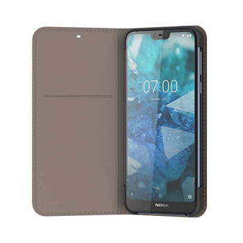 Nokia CP-270 Entertainment Flip Cover für Nokia 7.1 grau