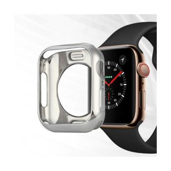 DUX DUCIS 2x Silikon TPU Schutzhülle für Apple Watch 4 40mm schwarz und transparent