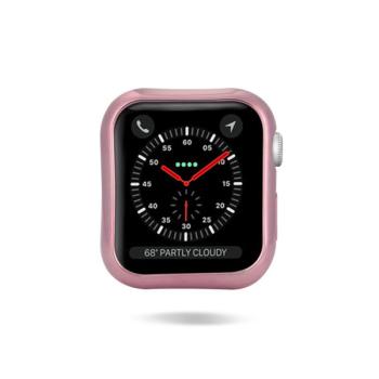 DUX DUCIS 2x Silikon TPU Schutzhülle für Apple Watch 4 40mm rosa und transparent