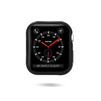 DUX DUCIS 2x Silikon TPU Schutzhülle für Apple Watch 4 44mm schwarz und transparent