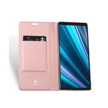 Dux Ducis Flip Tasche Skin Pro Series für Sony Xperia 1 rosa