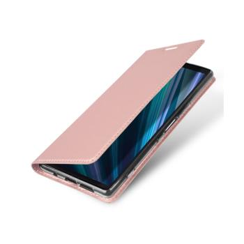 Dux Ducis Flip Tasche Skin Pro Series für Sony Xperia 1 rosa