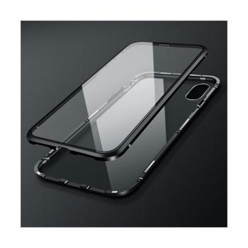 Wozinsky Full Cover + Schutzglas (hinten + vorne), Magnetisch Fullbody für iPhone XS Max schwarz