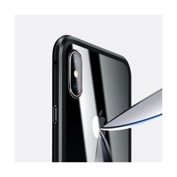 Wozinsky Full Cover + Schutzglas (hinten + vorne), Magnetisch Fullbody für iPhone XS Max schwarz