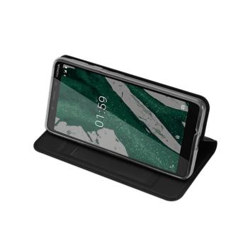 Dux Ducis Flip Tasche Skin Pro Series für Nokia 1 Plus schwarz