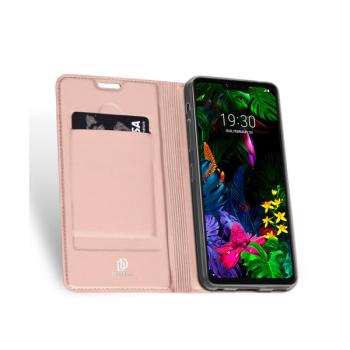 DUX DUCIS Skin Pro Flip Tasche für LG G8 ThinQ rosa