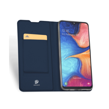 Dux Ducis Flip Tasche Skin Pro Series für Samsung Galaxy A70 blau