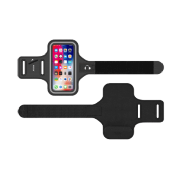 Rixus Modern-Series Universal Sport Armband Tasche Fit für Smartphones bis 5.5 Zoll schwarz