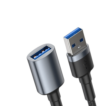 Baseus Cafule Verlängerungskabel USB 3.0 (männlich) USB 3.0 (weiblich) Daten-/Ladekabel 2A grau (1m)