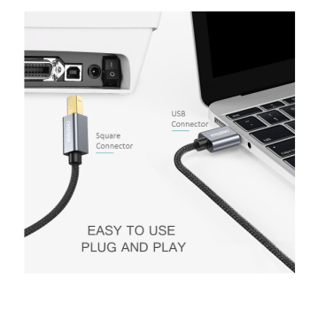 Choetech USB - USB Typ B Kabel Drucker schwarz (3m)