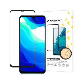 Wozinsky (Fullglue 3D) Displayschutz Panzerglas für Xiaomi Mi 10T lite, schwarz