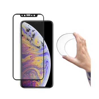 Wozinsky 3D Flexi Nano Displayschutz Glas mit Rahmen für iPhone 13 Pro Max, schwarz