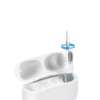 starfix AirPods & Buds Reinigungs-Set 3in1 Bürste + Schwamm + Metallstiftspitze