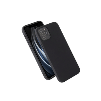 starfix Ultra Slim Silikon-Tasche (2mm) für Apple iPhone 14, schwarz