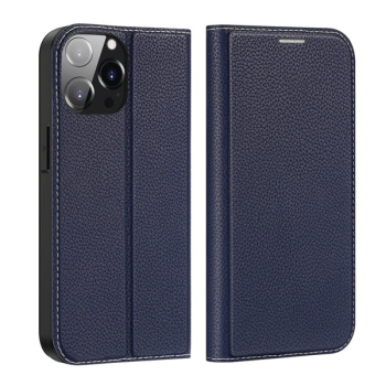 Dux Ducis Skin X2 Magnet Flip-Hülle für iPhone 14 Pro, blau