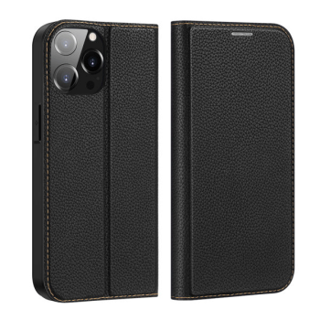 Dux Ducis Skin X2 Magnet Flip-Hülle für iPhone 14 Pro, schwarz