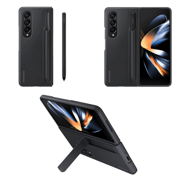 Samsung Standing Cover with Pen für Galaxy Z Fold 4 schwarz (EF-OF93PCBEGWW)