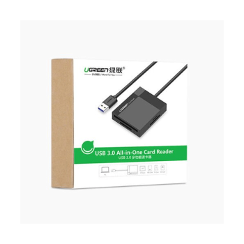 Ugreen USB 3.0 SD / Micro SD / CF / MS-Speicherkartenleser schwarz (CR125 30333)